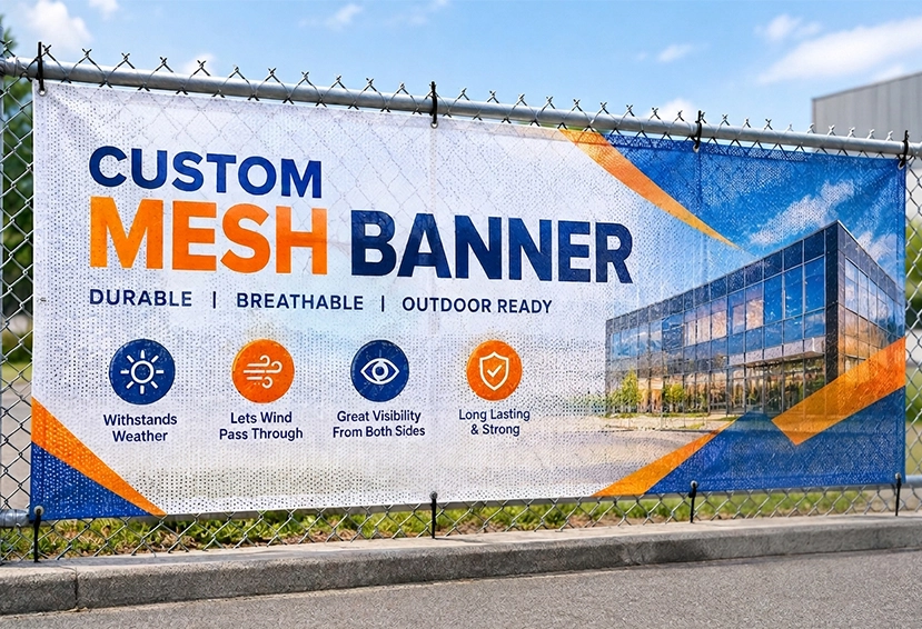 Custom Mesh Banners