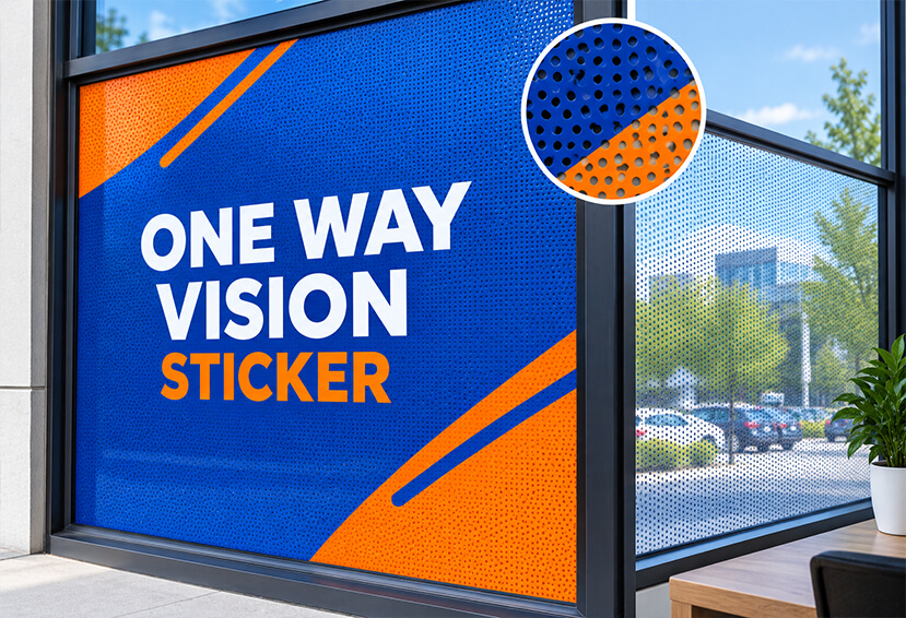 Custom One Way Vision Printing