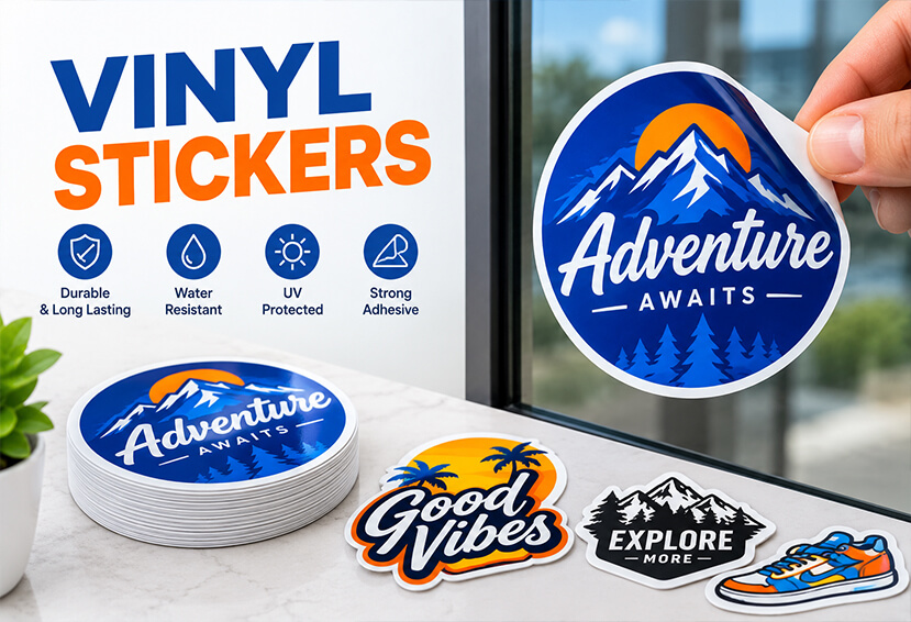 Custom Vinyl Sticker Printing